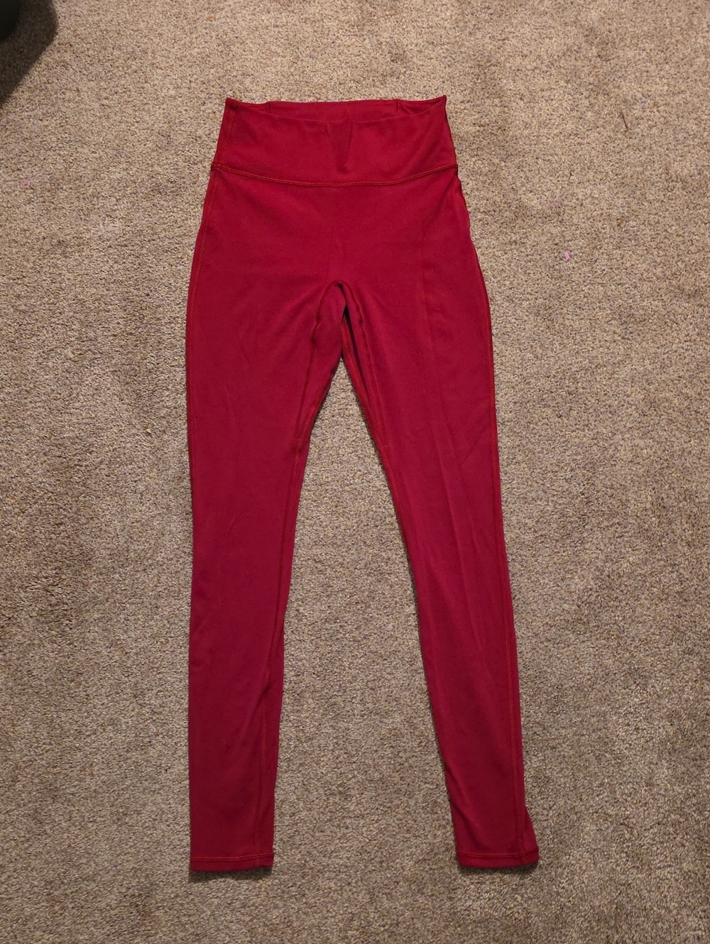 New Balance Red Athletic Leggings